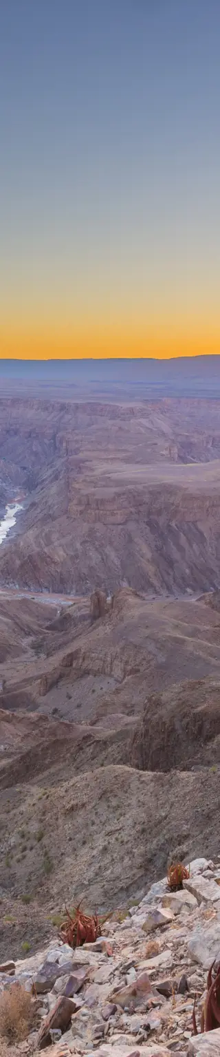 Die Gelegenheit für eine Wanderung im Fish River Canyon nutzen